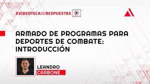 Armado De Programas Para Deportes De Combate: Introducción