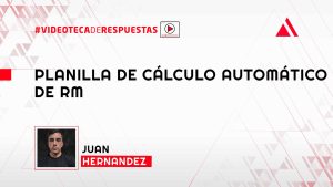 Planilla de Cálculo Automático de RM