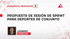 Propuesta de Sesión de Sprint para Deportes de Conjunto