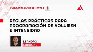 Reglas Prácticas para Programación de Volumen e Intensidad