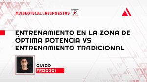 Entrenamiento en la Zona de Óptima Potencia Vs Entrenamiento Tradicional