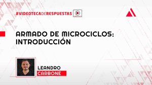 Armado de Microciclos: Introducción