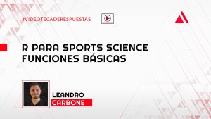 R para Sports Science Funciones Básicas