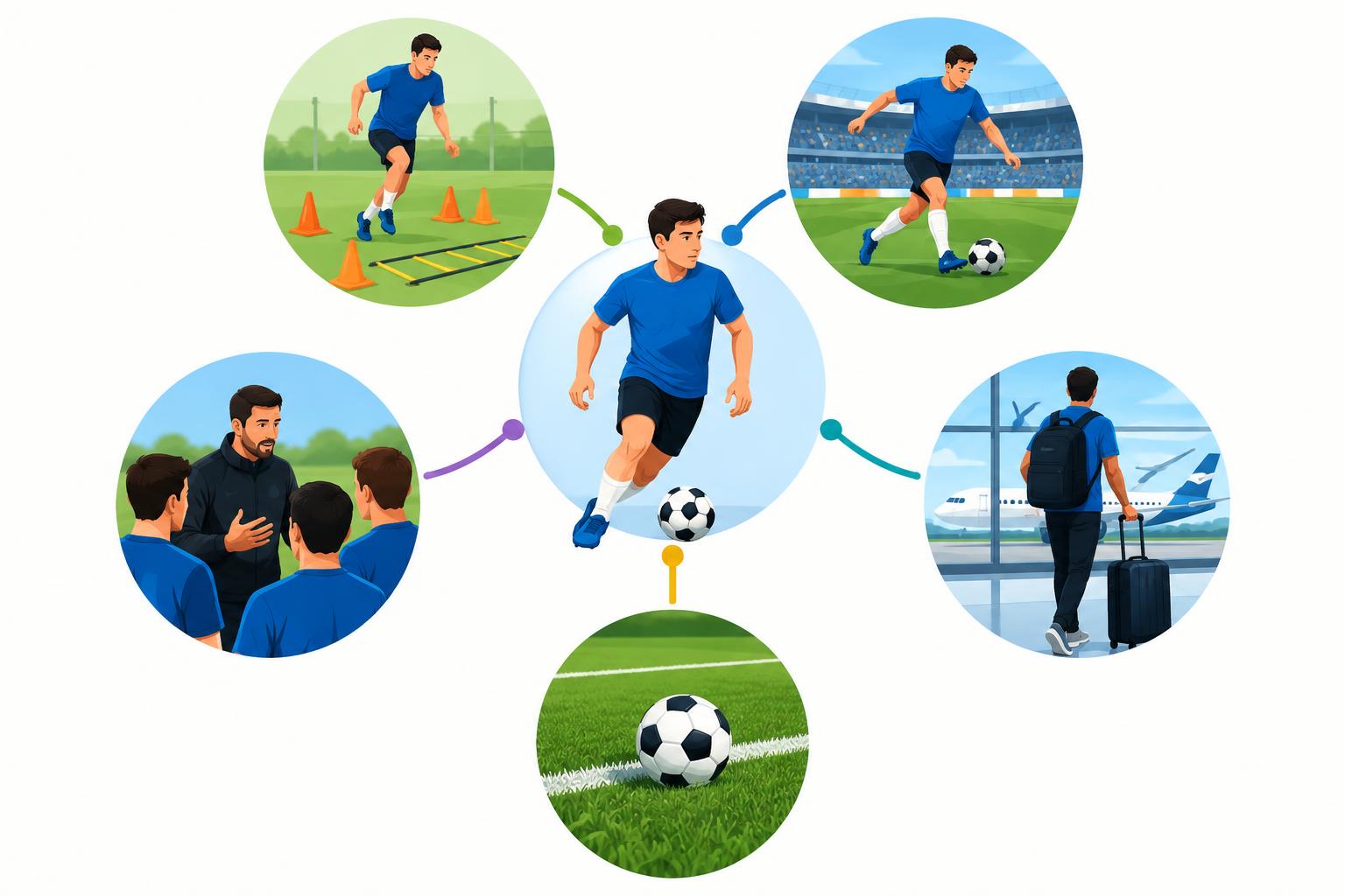 Interacciones alrededor del jugador
